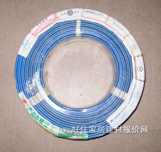 单芯电线电缆 铜芯聚氯乙烯绝缘电线 2.5m�O BV 100米