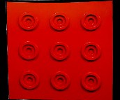 O派波浪板 艺术纹板型 异形-红 常用规格 