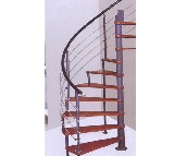 TESHUN室内楼梯 木扶手钢结构08-A8011 订做 
