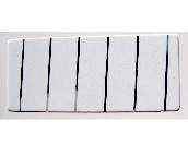 华纳尔泰 铝扣条形天花 覆膜铂金白6817# 150mm 