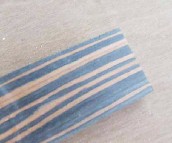 新隆实木装饰线条 收口平线天然斑马 100mm×5mm 