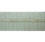 奥米茄墙砖压条 古典纹饰白色几何花纹 80mm×300mm 
