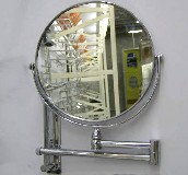 利尼斯化妆镜 可折叠挂墙70018 8寸 