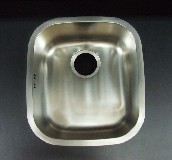 汉威厨盆水槽星盆 方盆不锈钢380×420×170mm H142 单盆 