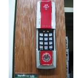 HAUDI（韩国）电子锁 磁卡密码锁73×175×31mm HD-1200（红色） 常用规格 