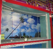 福尔美隐形阳台窗 塑钢全弧型隐形窗 6mm 