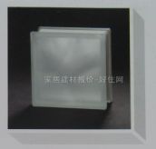 海威玻璃砖 空心酸蒙云形 190×190×80mm 