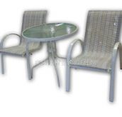 雅芳公园桌椅 A928椅子+B928圆台 60×60cm 